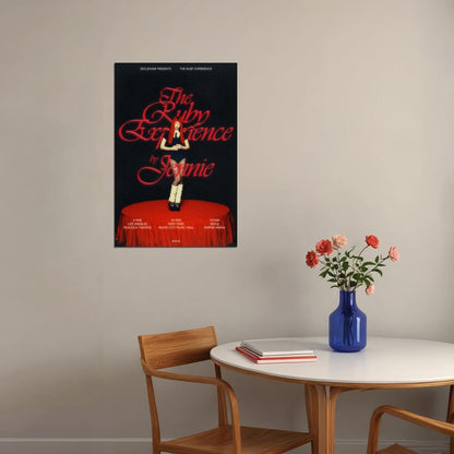 Blackpink Jennie Tour Poster Print K-Pop Home Decor For Living Room Aesthetic Kpop Female Girl Group - xonomax