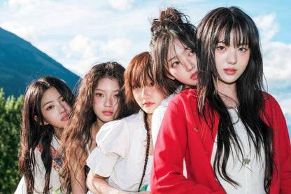 Kiiikiii Uncut Gem Poster Concept Photo Print K-Pop Home Decor For Living Room Aesthetic Kpop Female Girl Group - xonomax