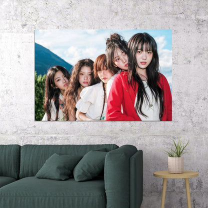 Kiiikiii Uncut Gem Poster Concept Photo Print K-Pop Home Decor For Living Room Aesthetic Kpop Female Girl Group - xonomax