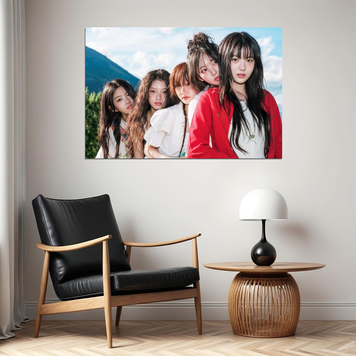 Kiiikiii Uncut Gem Poster Concept Photo Print K-Pop Home Decor For Living Room Aesthetic Kpop Female Girl Group - xonomax
