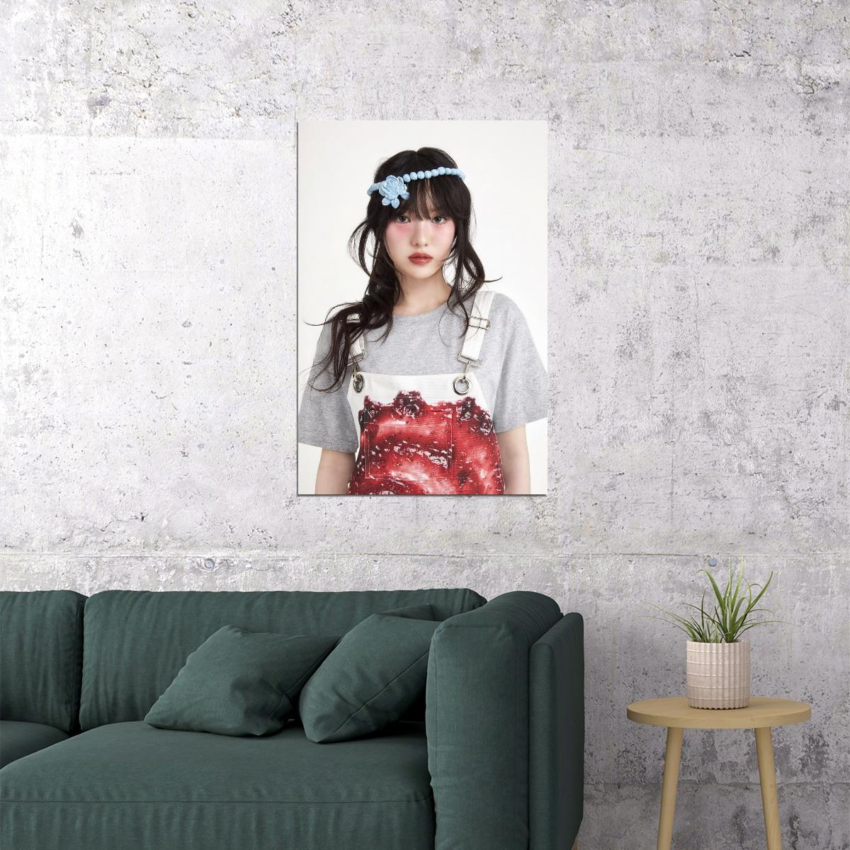 Kiiikiii Uncut Gem Poster Concept Photo Print K-Pop Home Decor For Living Room Aesthetic Kpop Female Girl Group - xonomax