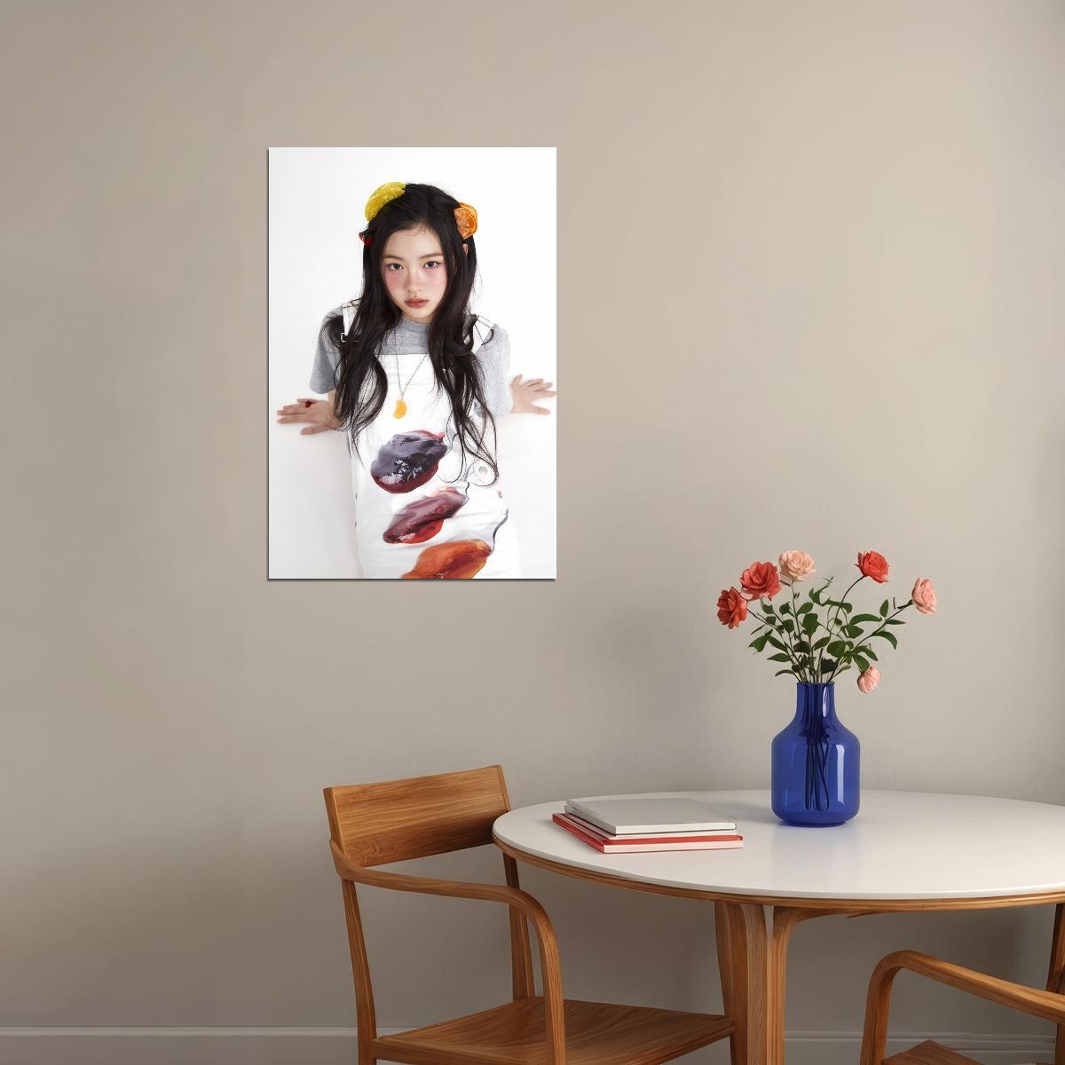 Kiiikiii Uncut Gem Poster Concept Photo Print K-Pop Home Decor For Living Room Aesthetic Kpop Female Girl Group