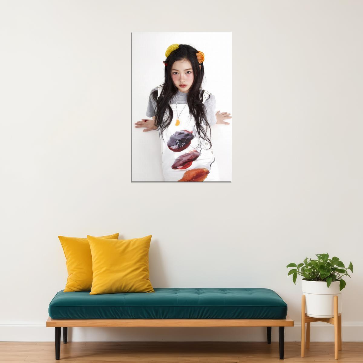 Kiiikiii Uncut Gem Poster Concept Photo Print K-Pop Home Decor For Living Room Aesthetic Kpop Female Girl Group
