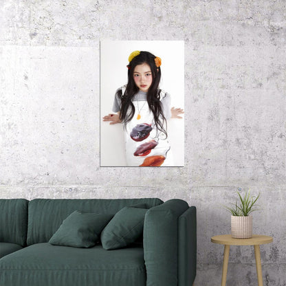 Kiiikiii Uncut Gem Poster Concept Photo Print K-Pop Home Decor For Living Room Aesthetic Kpop Female Girl Group