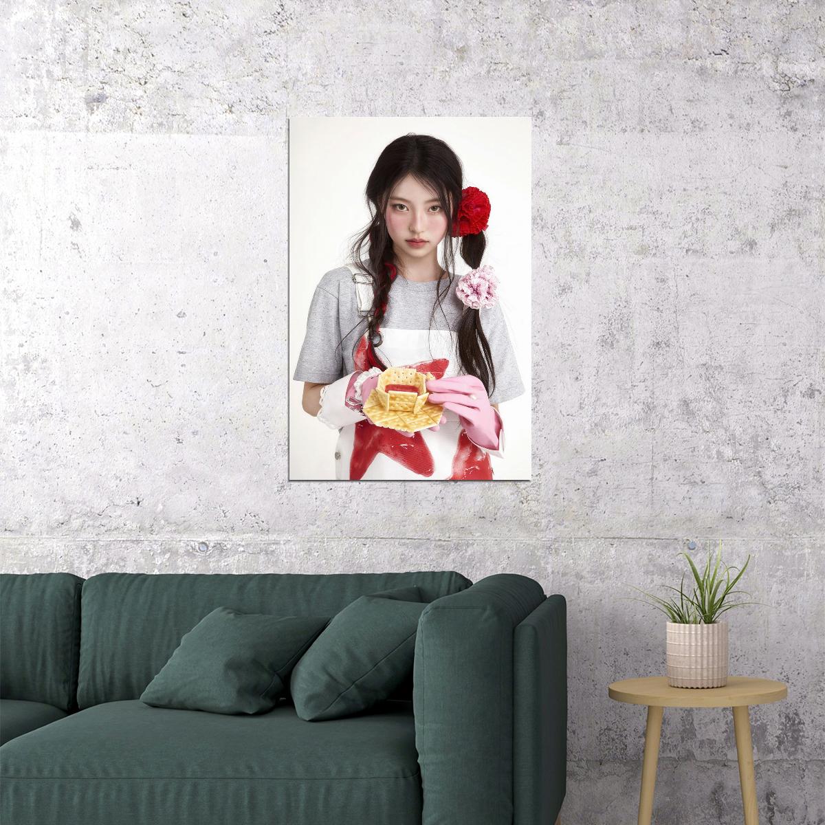 Kiiikiii Uncut Gem Poster Concept Photo Print K-Pop Home Decor For Living Room Aesthetic Kpop Female Girl Group - xonomax