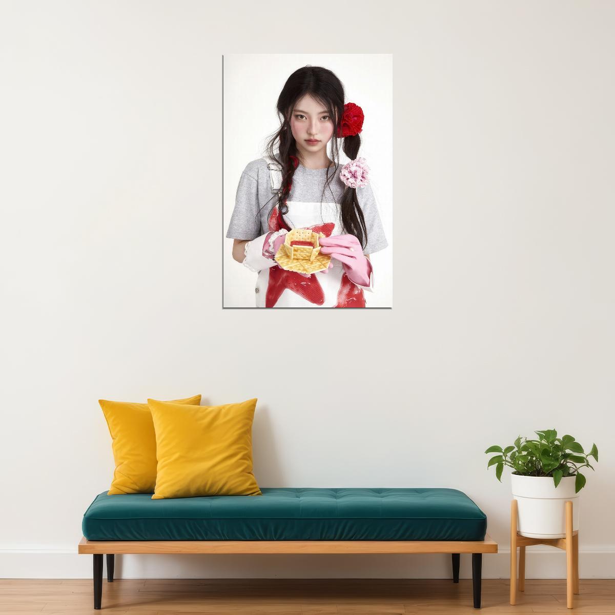 Kiiikiii Uncut Gem Poster Concept Photo Print K-Pop Home Decor For Living Room Aesthetic Kpop Female Girl Group - xonomax