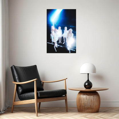 Le Sserafim Hot Album Poster Bleached Aura Concept Photo Print K-Pop Home Decor For Living Room Aesthetic Kpop Female Girl Group - xonomax