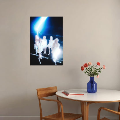 Le Sserafim Hot Album Poster Bleached Aura Concept Photo Print K-Pop Home Decor For Living Room Aesthetic Kpop Female Girl Group - xonomax