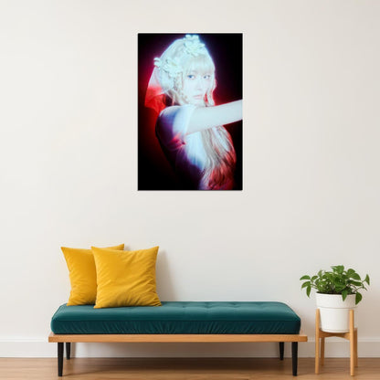 Le Sserafim Hong Eunchae Poster Hot Album Bleached Aura Concept Photo Print K-Pop Home Decor For Living Room Aesthetic Kpop Female Girl Group - xonomax