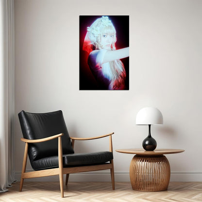 Le Sserafim Hong Eunchae Poster Hot Album Bleached Aura Concept Photo Print K-Pop Home Decor For Living Room Aesthetic Kpop Female Girl Group - xonomax