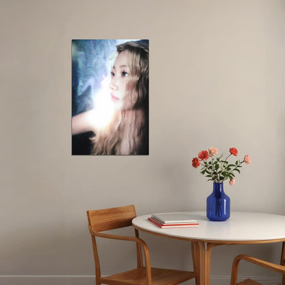 Le Sserafim Kazuha Poster Hot Album Bleached Aura Concept Photo Print K-Pop Home Decor For Living Room Aesthetic Kpop Female Girl Group - xonomax