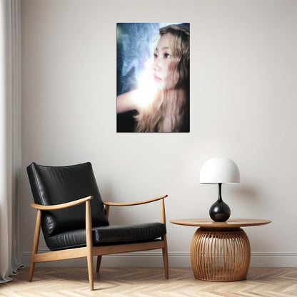 Le Sserafim Kazuha Poster Hot Album Bleached Aura Concept Photo Print K-Pop Home Decor For Living Room Aesthetic Kpop Female Girl Group - xonomax