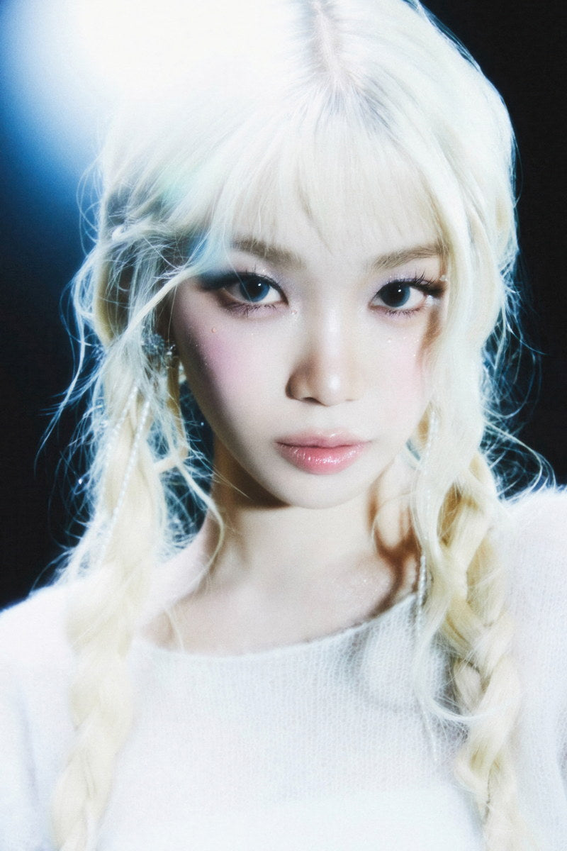 Le Sserafim Kim Chaewon Poster Hot Album Bleached Aura Concept Photo Print K-Pop Home Decor For Living Room Aesthetic Kpop Female Girl Group - xonomax