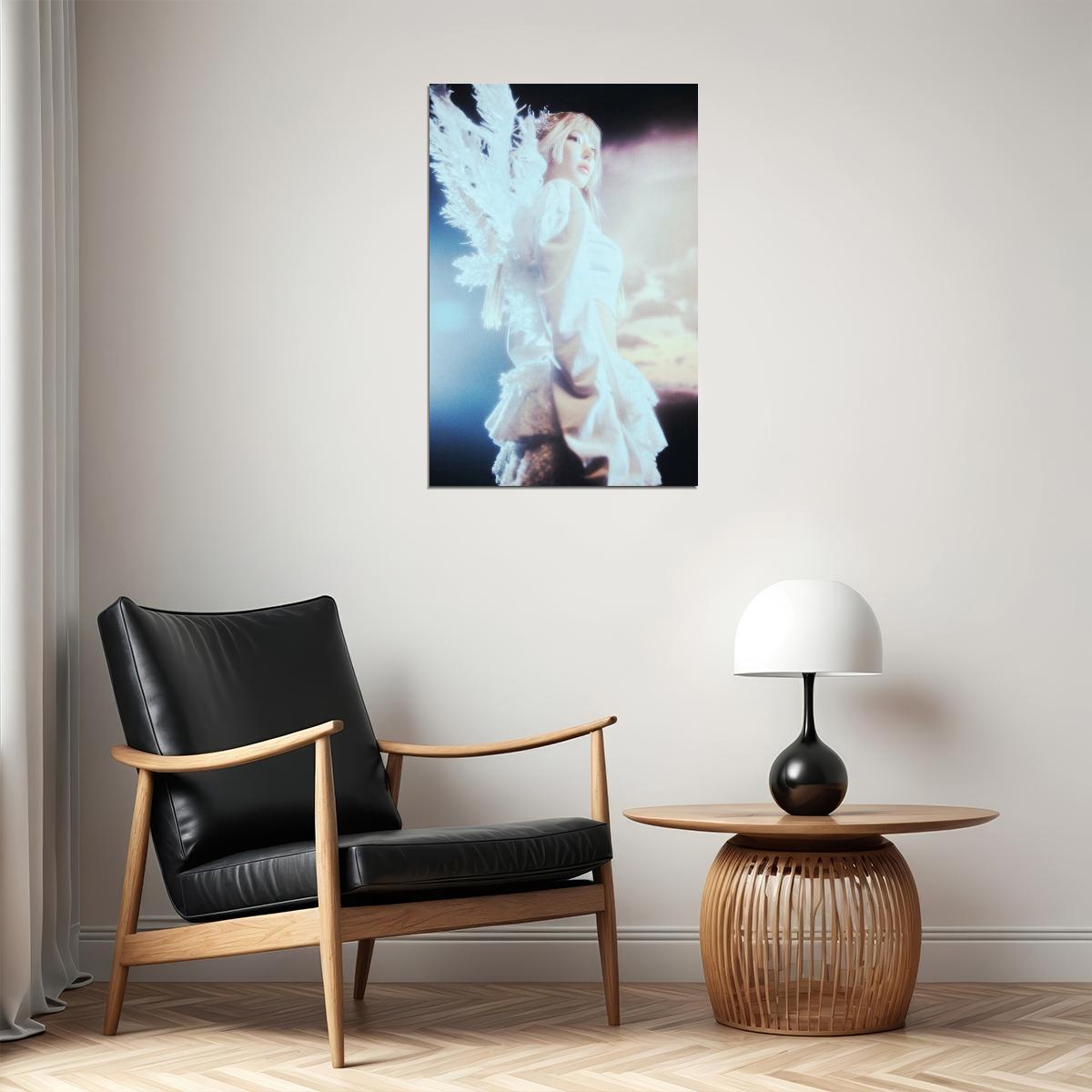 Le Sserafim Sakura Poster Hot Album Bleached Aura Concept Photo Print K-Pop Home Decor For Living Room Aesthetic Kpop Female Girl Group - xonomax
