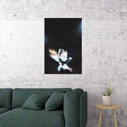 Le Sserafim Sakura Poster Hot Album Bleached Aura Concept Photo Print K-Pop Home Decor For Living Room Aesthetic Kpop Female Girl Group - xonomax