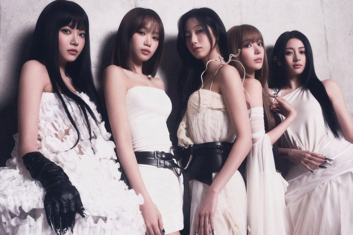 Le Sserafim Hot Album Poster Compact Concept Photo Print K-Pop Home Decor For Living Room Aesthetic Kpop Female Girl Group - xonomax