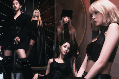 Le Sserafim Hot Album Poster Compact Concept Photo Print K-Pop Home Decor For Living Room Aesthetic Kpop Female Girl Group - xonomax