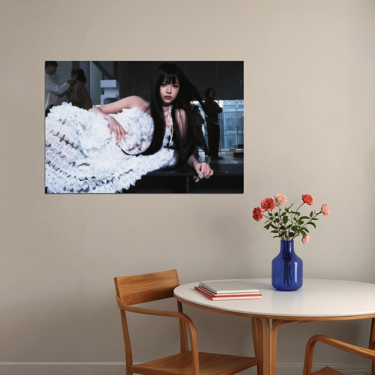 Le Sserafim Hong Eunchae Poster Hot Album Concept Photo Compact Print K-Pop Home Decor For Living Room Aesthetic Kpop Female Girl Group - xonomax