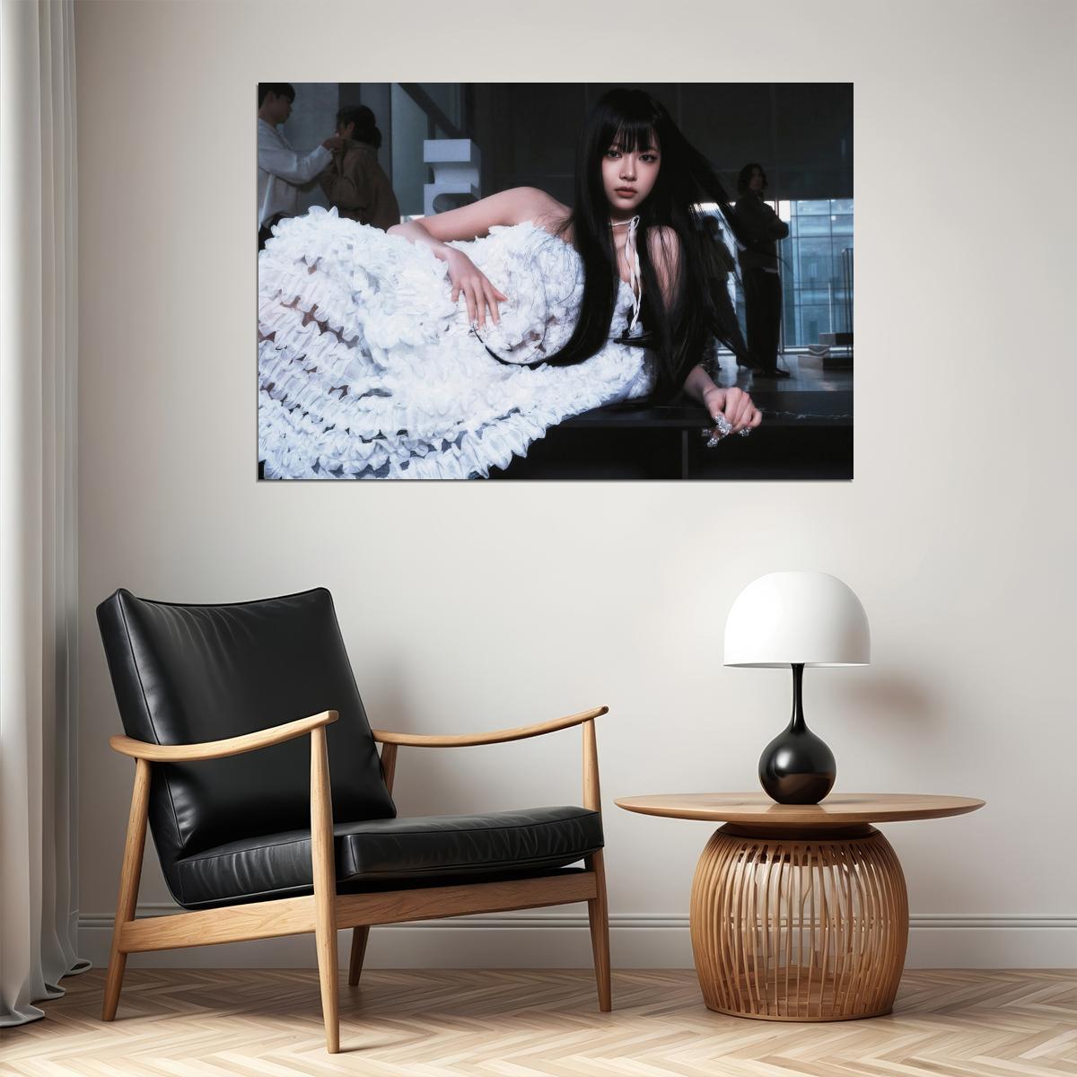 Le Sserafim Hong Eunchae Poster Hot Album Concept Photo Compact Print K-Pop Home Decor For Living Room Aesthetic Kpop Female Girl Group - xonomax