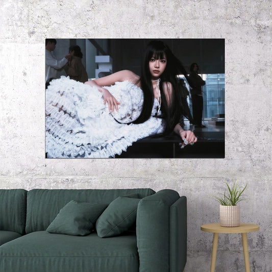 Le Sserafim Hong Eunchae Poster Hot Album Concept Photo Compact Print K-Pop Home Decor For Living Room Aesthetic Kpop Female Girl Group - xonomax