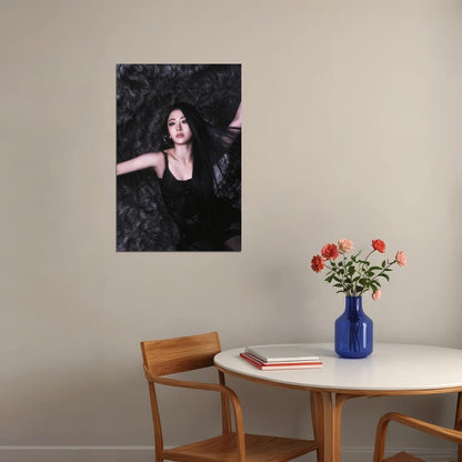 Le Sserafim Huh Yunjin Poster Hot Album Compact Concept Photo Print K-Pop Home Decor For Living Room Aesthetic Kpop Female Girl Group - xonomax