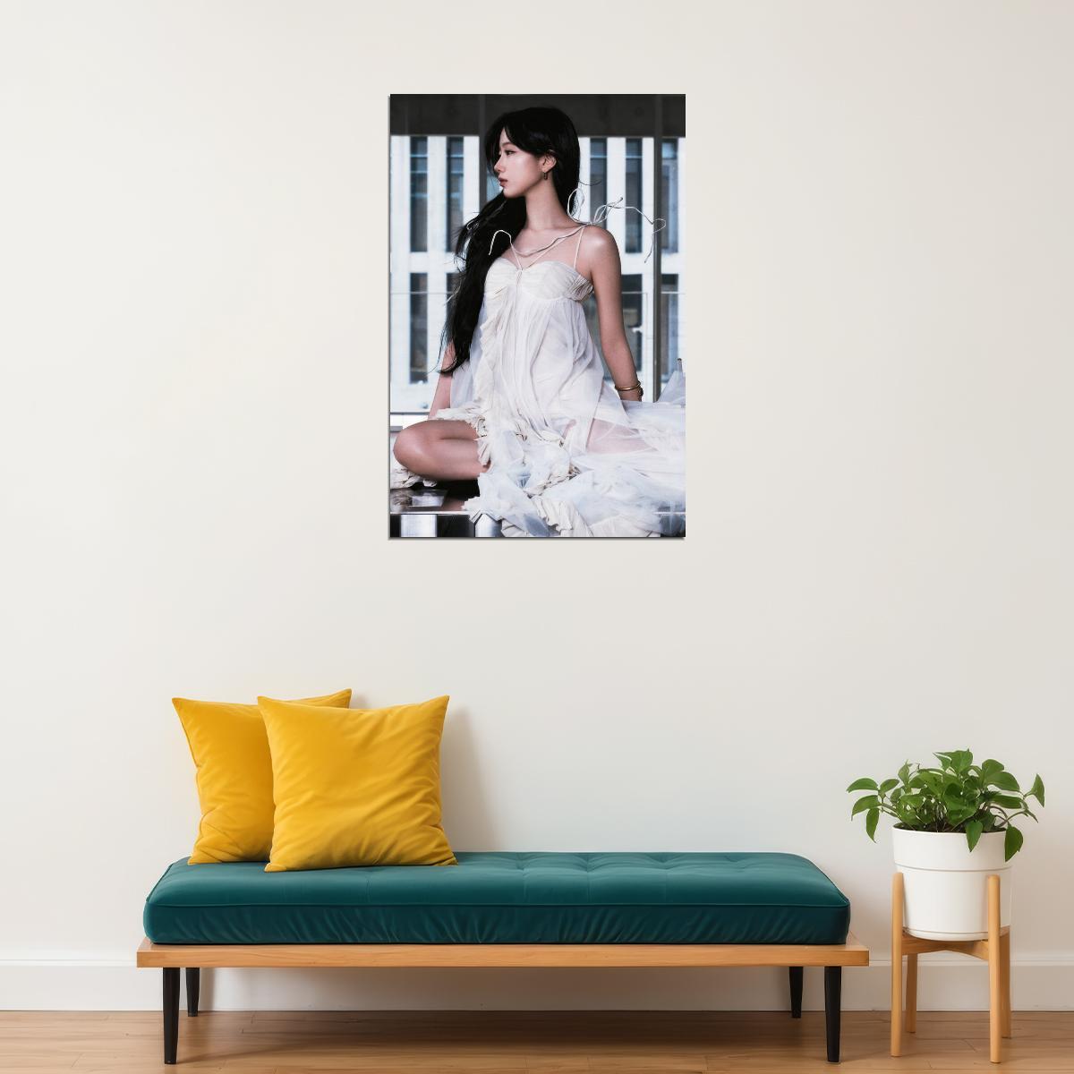 Le Sserafim Kazuha Poster Hot Album Compact Concept Photo Print K-Pop Home Decor For Living Room Aesthetic Kpop Female Girl Group - xonomax