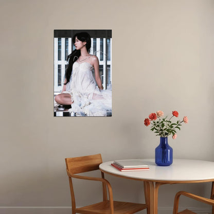 Le Sserafim Kazuha Poster Hot Album Compact Concept Photo Print K-Pop Home Decor For Living Room Aesthetic Kpop Female Girl Group - xonomax