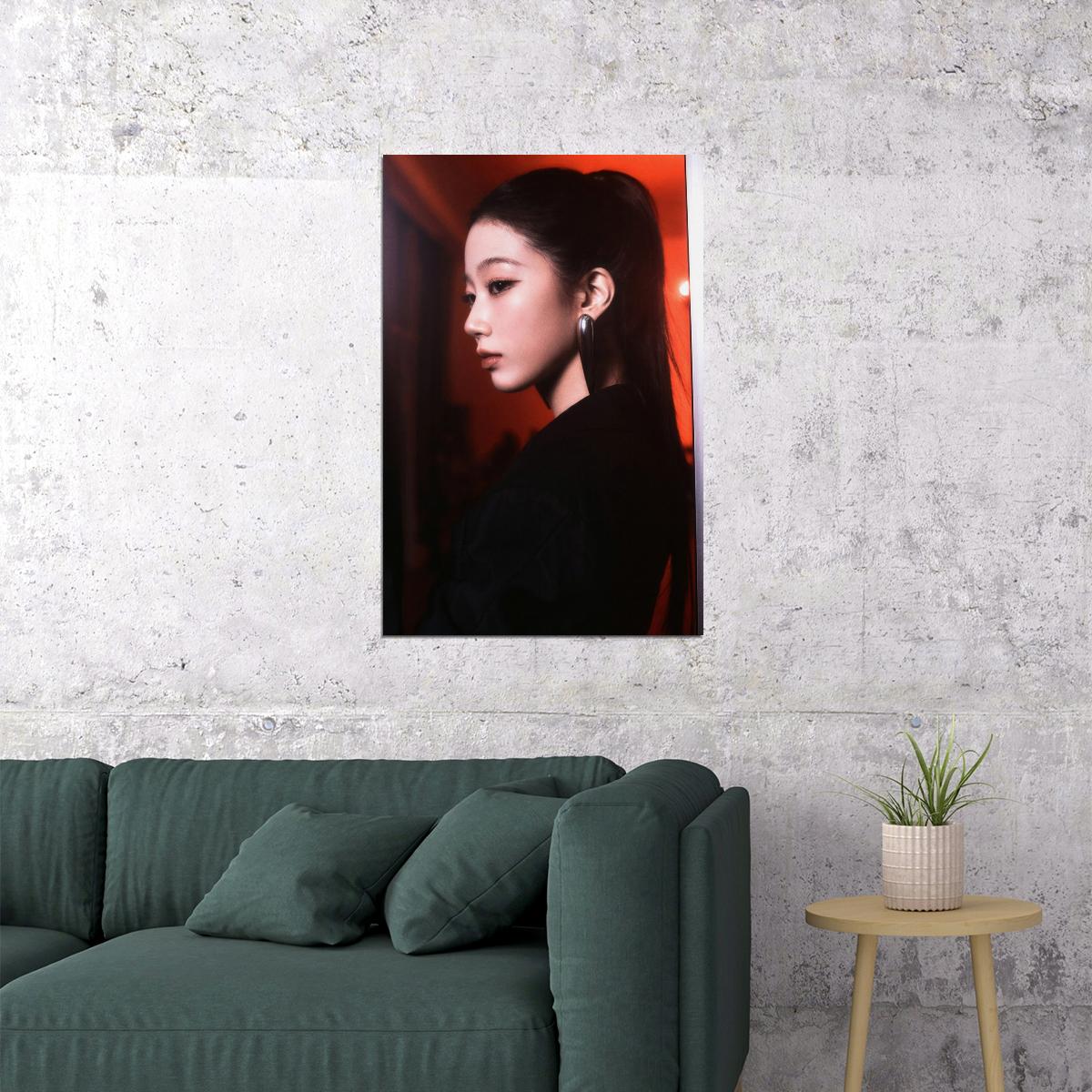 Le Sserafim Kazuha Poster Hot Album Compact Concept Photo Print K-Pop Home Decor For Living Room Aesthetic Kpop Female Girl Group - xonomax