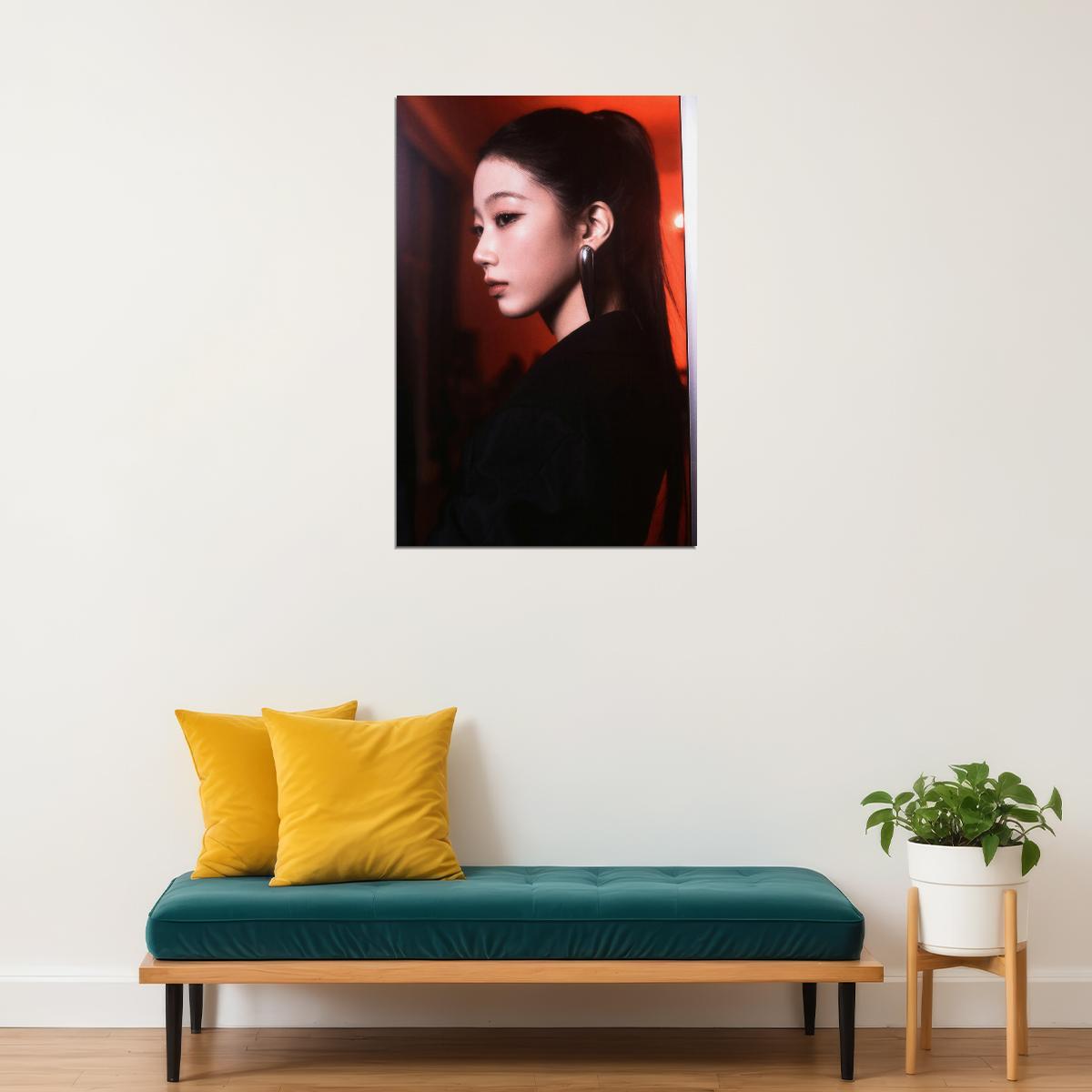 Le Sserafim Kazuha Poster Hot Album Compact Concept Photo Print K-Pop Home Decor For Living Room Aesthetic Kpop Female Girl Group - xonomax
