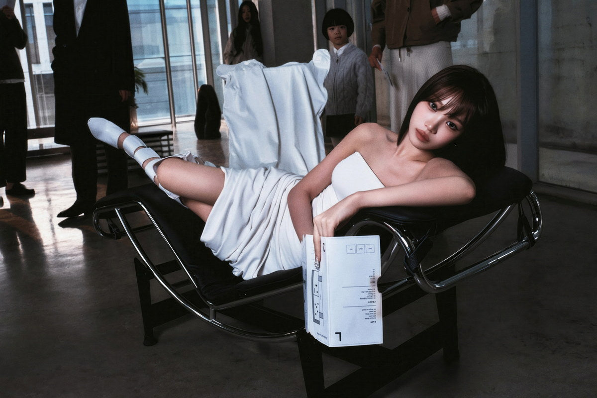 Le Sserafim Kim Chaewon Poster Hot Album Compact Concept Photo Print K-Pop Home Decor For Living Room Aesthetic Kpop Female Girl Group - xonomax