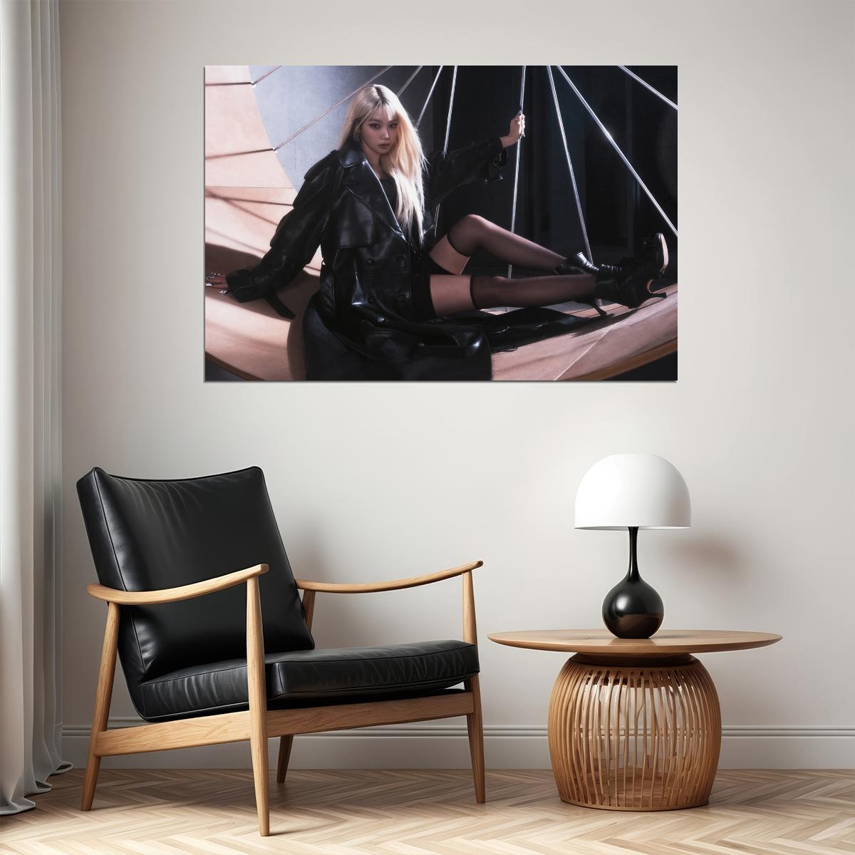 Le Sserafim Kim Chaewon Poster Hot Album Compact Concept Photo Print K-Pop Home Decor For Living Room Aesthetic Kpop Female Girl Group - xonomax