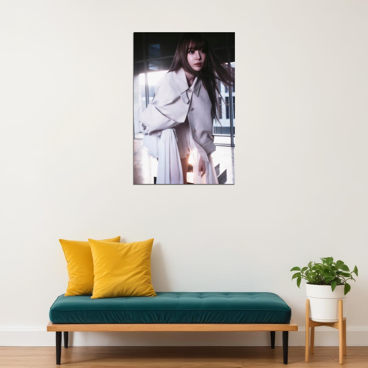 Le Sserafim Sakura Poster Hot Album Compact Concept Photo Print K-Pop Home Decor For Living Room Aesthetic Kpop Female Girl Group - xonomax