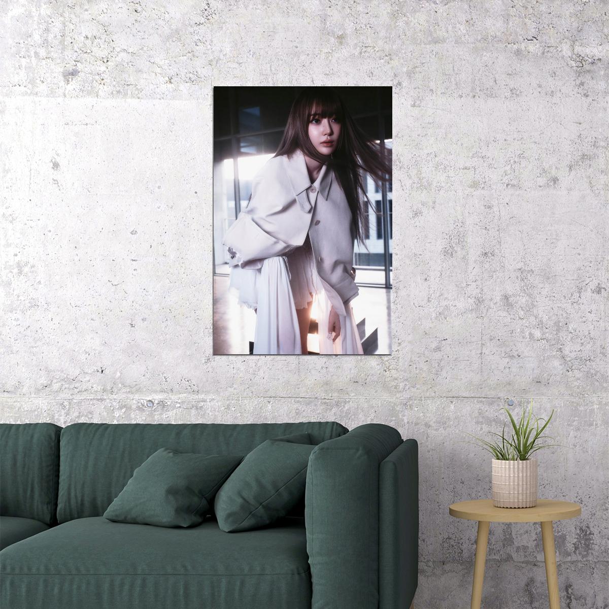 Le Sserafim Sakura Poster Hot Album Compact Concept Photo Print K-Pop Home Decor For Living Room Aesthetic Kpop Female Girl Group - xonomax