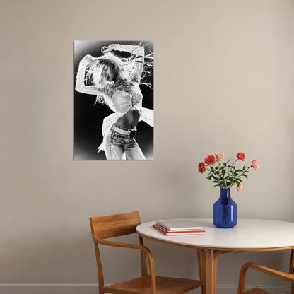 Le Sserafim Huh Yunjin Poster Hot Album Drenched Vetiver Concept Photo Print K-Pop Home Decor For Living Room Aesthetic Kpop Female Girl Group - xonomax