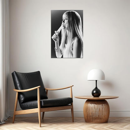 Le Sserafim Kazuha Poster Hot Album Drenched Vetiver Concept Photo Print K-Pop Home Decor For Living Room Aesthetic Kpop Female Girl Group
