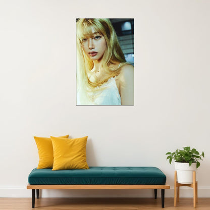 Le Sserafim Kazuha Poster Hot Album Drenched Vetiver Concept Photo Print K-Pop Home Decor For Living Room Aesthetic Kpop Female Girl Group