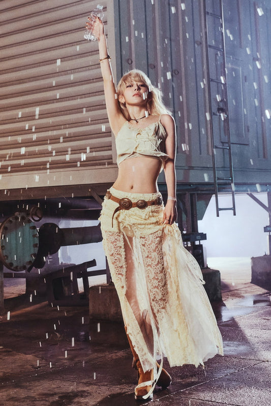 Le Sserafim Sakura Poster Hot Album Drenched Vetiver Concept Photo Print K-Pop Home Decor For Living Room Aesthetic Kpop Female Girl Group - xonomax