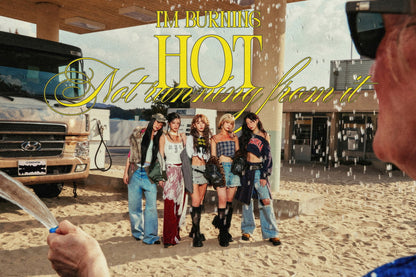 Le Sserafim Poster Hot Album Tanned Guaiac Concept Photo Print K-Pop Home Decor For Living Room Aesthetic Kpop Female Girl Group