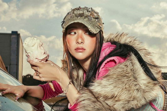 Le Sserafim Huh Yunjin Poster Hot Album Tanned Guaiac Concept Photo Print K-Pop Home Decor For Living Room Aesthetic Kpop Female Girl Group - xonomax