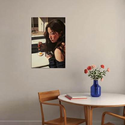Le Sserafim Kazuha Poster Hot Album Tanned Guaiac Concept Photo Print K-Pop Home Decor For Living Room Aesthetic Kpop Female Girl Group