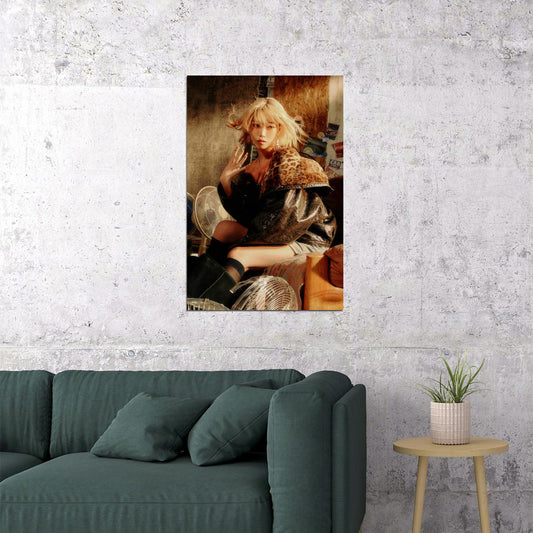 Le Sserafim Kim Chaewon Poster Hot Album Tanned Guaiac Concept Photo Print K-Pop Home Decor For Living Room Aesthetic Kpop Female Girl Group - xonomax