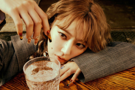 Le Sserafim Sakura Poster Hot Album Tanned Guaiac Concept Photo Print K-Pop Home Decor For Living Room Aesthetic Kpop Female Girl Group - xonomax