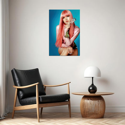 Blackpink Lisa Alter Ego Album Poster Kiki Concept Photo Print K-Pop Home Decor For Living Room Aesthetic Kpop Female Girl Group