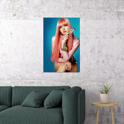 Blackpink Lisa Alter Ego Album Poster Kiki Concept Photo Print K-Pop Home Decor For Living Room Aesthetic Kpop Female Girl Group