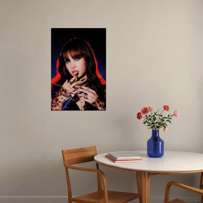 Blackpink Lisa Alter Ego Album Poster Vixi Concept Photo Print K-Pop Home Decor For Living Room Aesthetic Kpop Female Girl Group