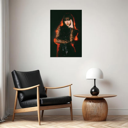 Blackpink Lisa Alter Ego Album Poster Concept Photo Print K-Pop Home Decor For Living Room Aesthetic Kpop Female Girl Group
