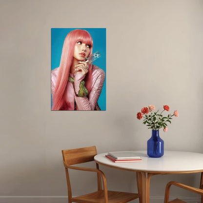 Blackpink Lisa Alter Ego Album Poster Concept Photo Print K-Pop Home Decor For Living Room Aesthetic Kpop Female Girl Group