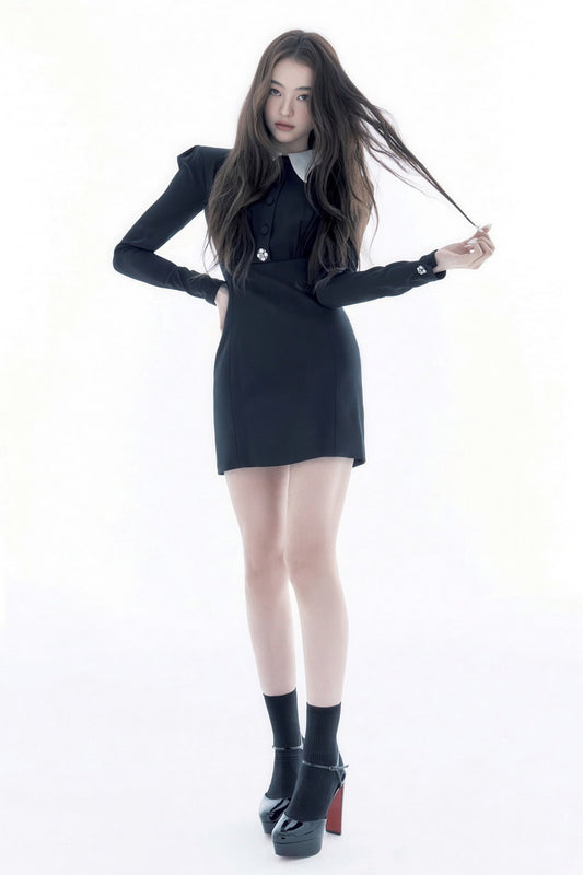 Meovv Poster Fashion Group Photo Print K-Pop Home Decor For Living Room Aesthetic Kpop Female Girl Group - xonomax