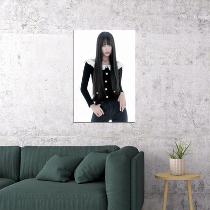 Meovv Poster Fashion Group Photo Print K-Pop Home Decor For Living Room Aesthetic Kpop Female Girl Group