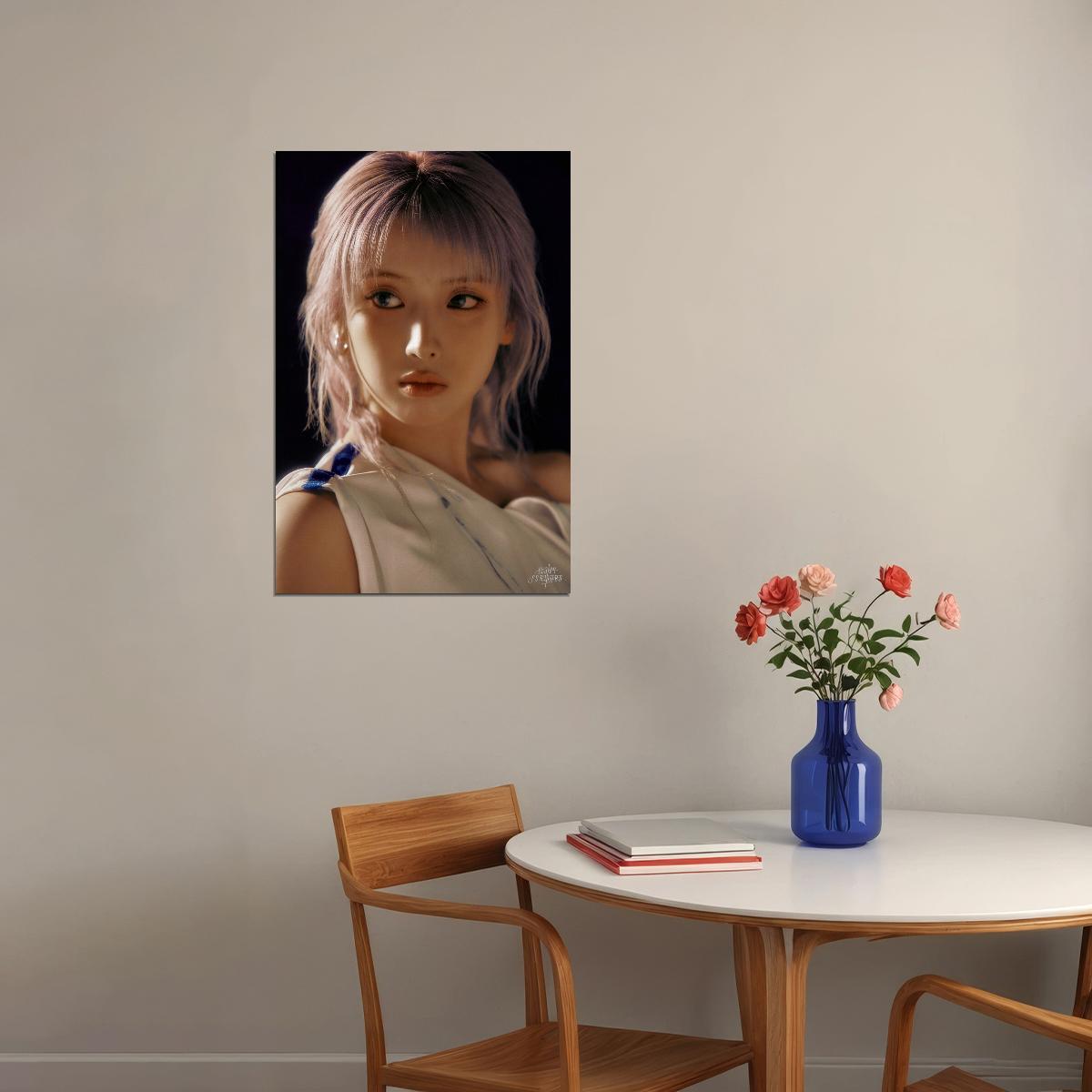 Nmixx Jiwoo Poster Fe3o4 Forward Ep Concept Photo Print K-Pop Home Decor For Living Room Aesthetic Kpop Female Girl Group
